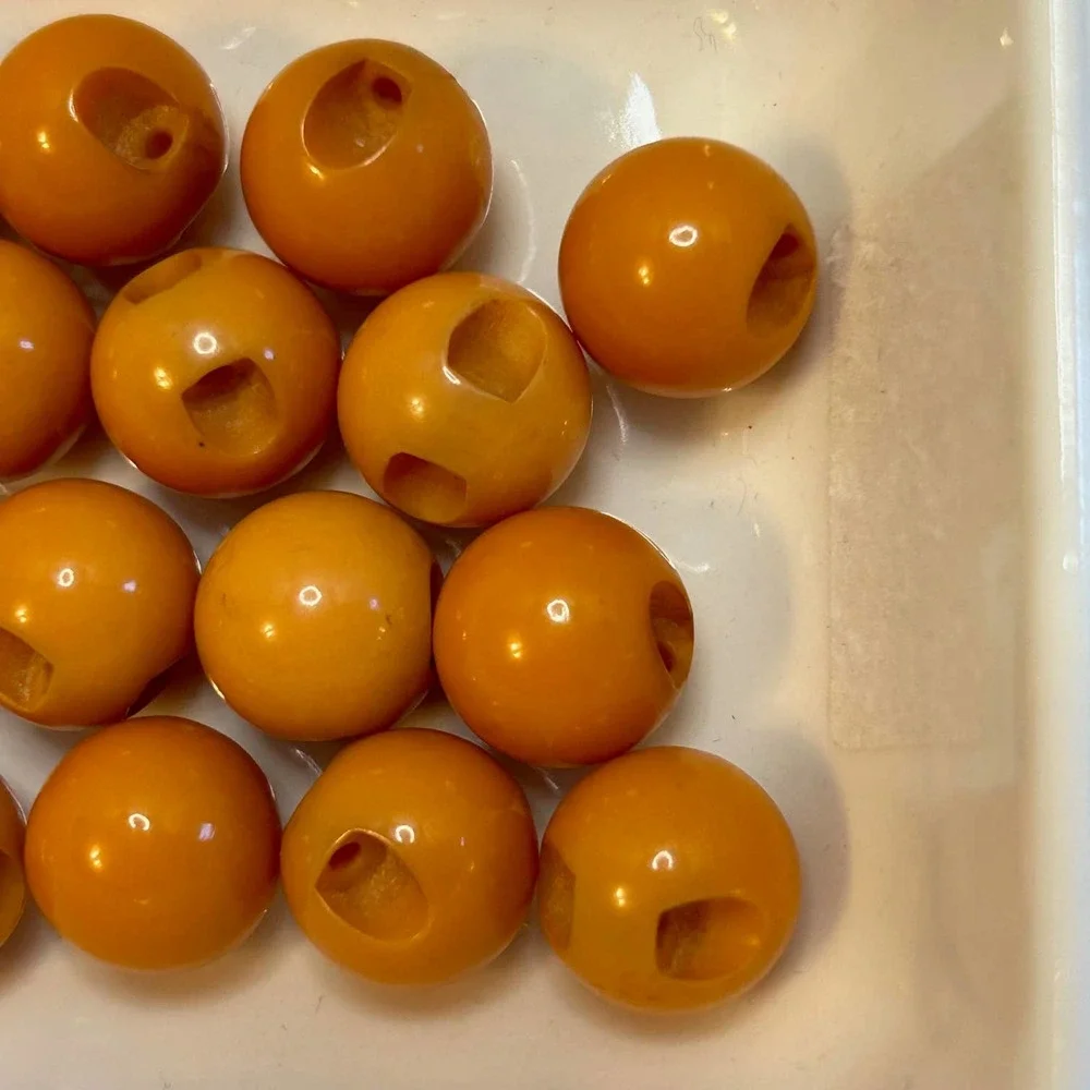 Vintage 1940's Butterscotch Catalin Buttons‎ Set of 15 Loose